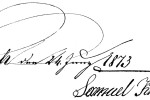 Samuel Kranz Unterschrift